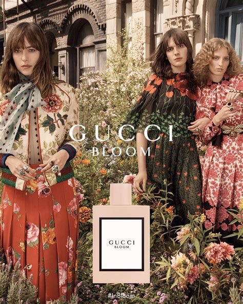 Gucci perfume advertisement